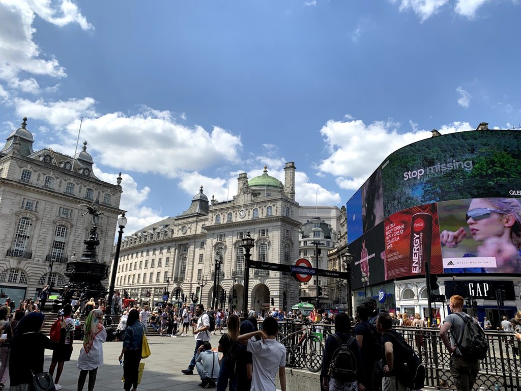 Piccadilly Circus e Leicester Square